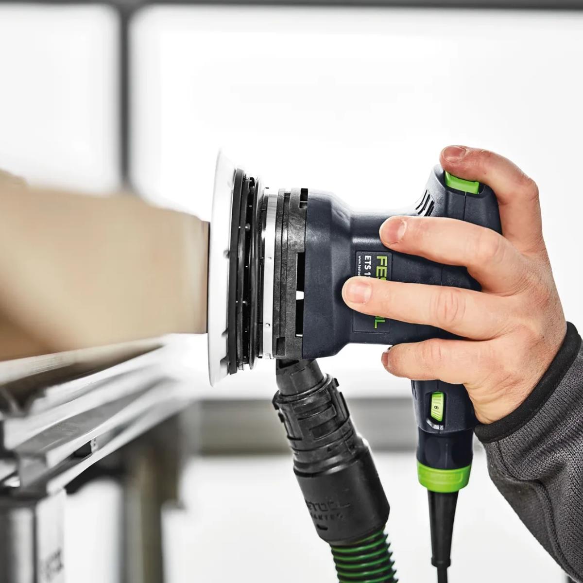 Festool ETS 125 REQ-Plus 230V Eccentric Sander with Light Module & Case 578844