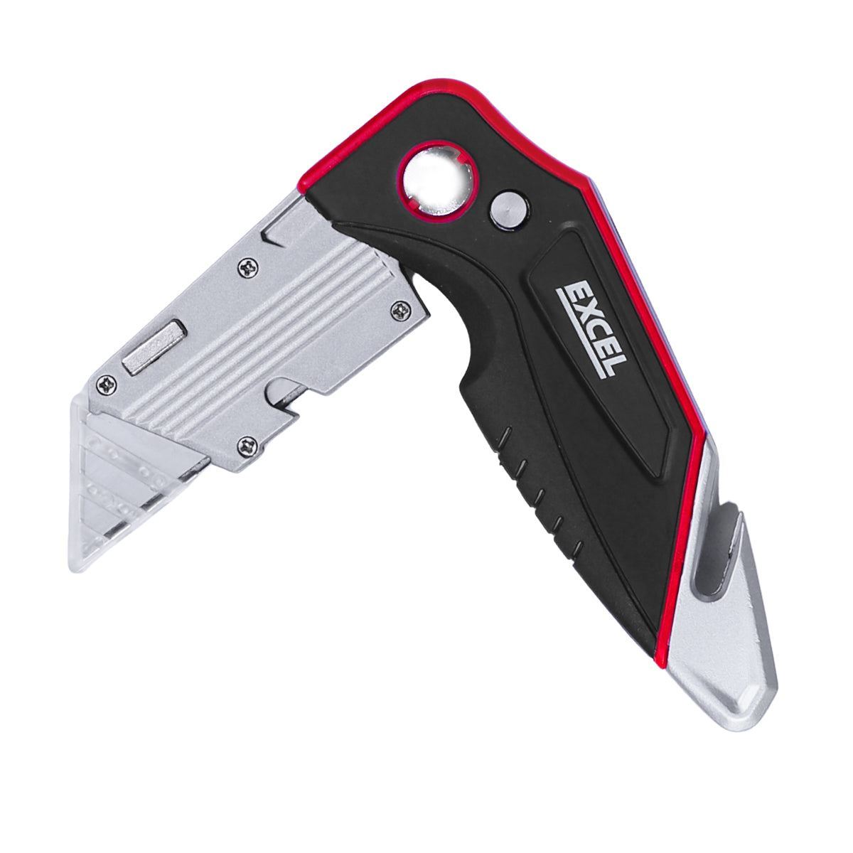 Excel Folding Utility Knife with 5 Blades Pack of 2