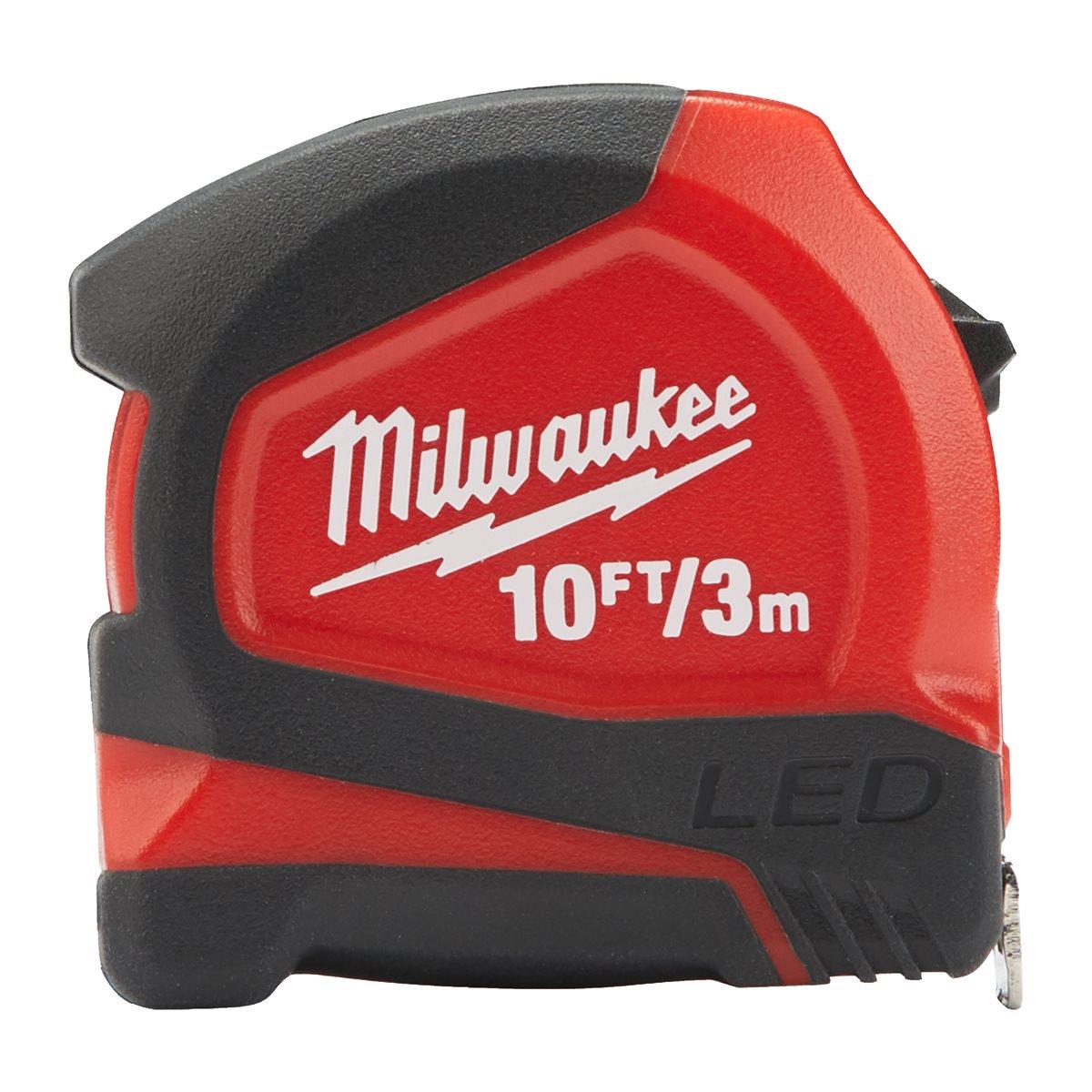 Milwaukee 3m/10ft LED Pocket Tape Measure 4932501678