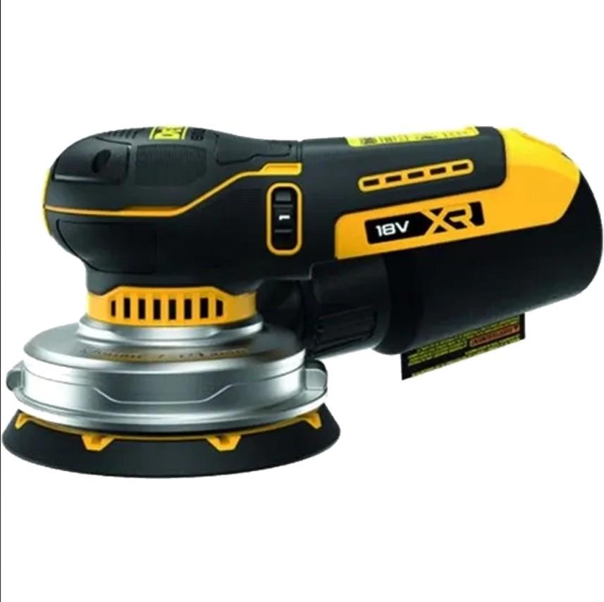 Dewalt DCW211N-XJ 18V XR Brushless 125mm Random Orbital Sander with 1 x 5.0Ah Battery & Charger