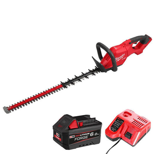 Milwaukee M18FHET75G2-0 18V FUEL Brushless 75cm Hedge Trimmer with 1 x 6.0Ah Battery & Charger