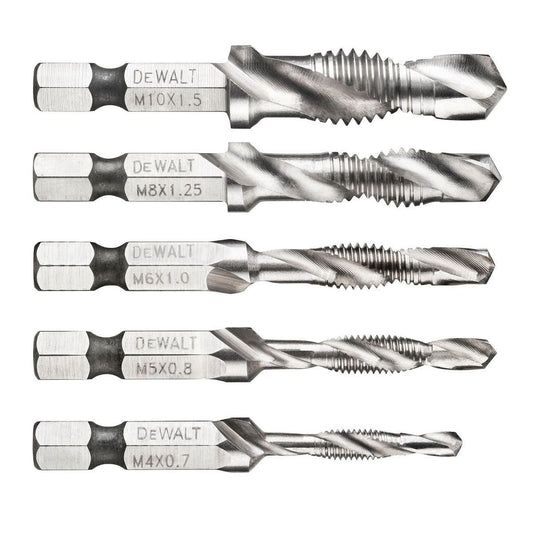 Dewalt DT50060-QZ Impact Ready Drill Tap Set of 5 Piece