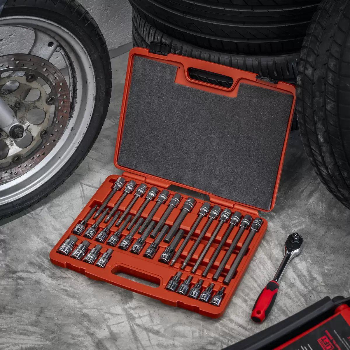 Sealey AK2196 Hex Socket Bit Set 30pc