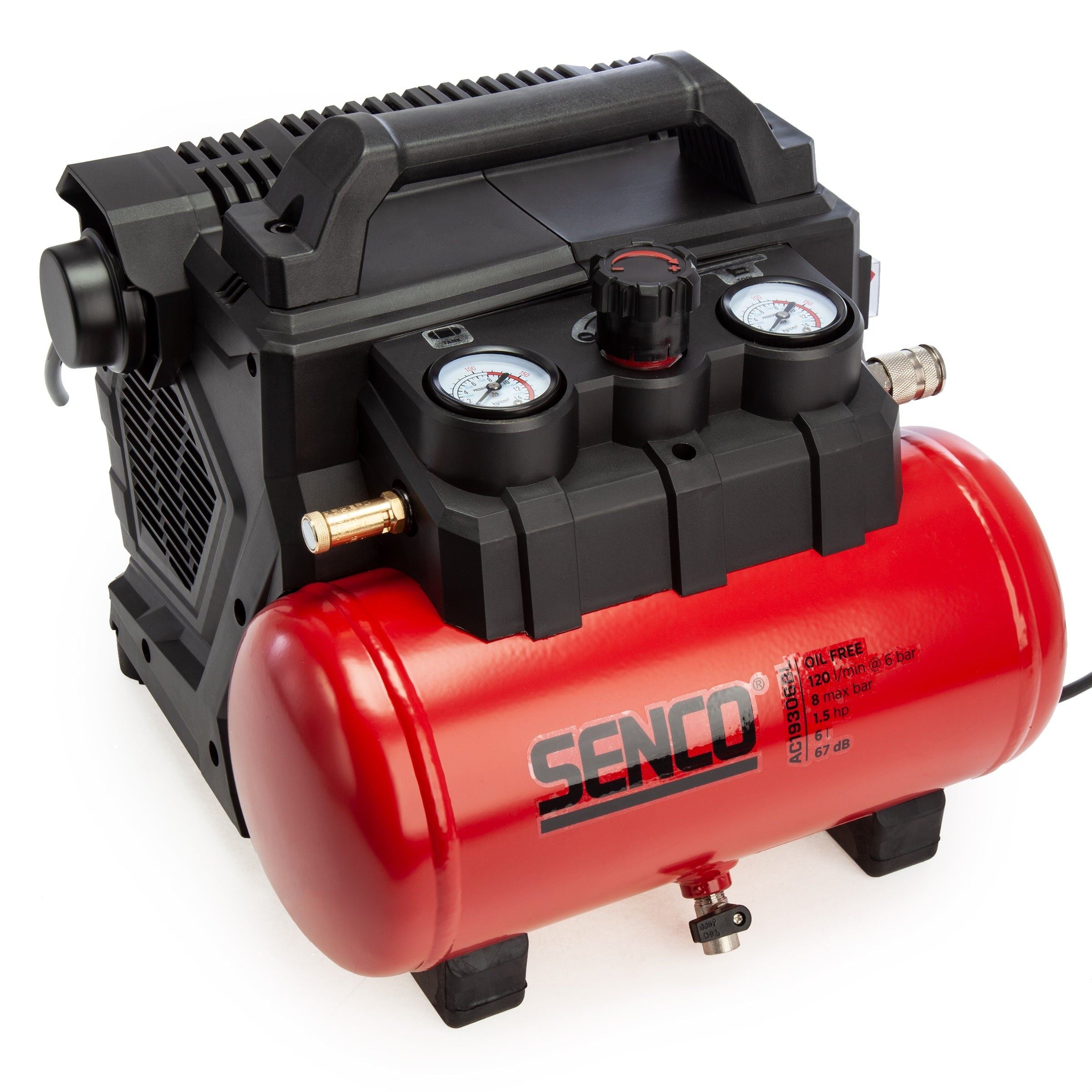 Senco AFN0036UK2 6L Low Noise Compressor 240V - AC19306BL-UK2