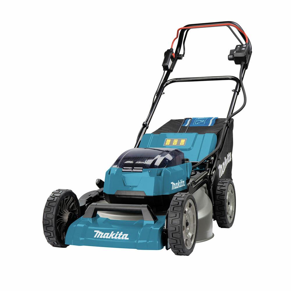 Makita DLM532PG2 36V LXT Brushless 530mm Lawn Mower With 2 x 6.0Ah Batteries & Charger