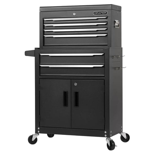 Draper D100-24COMBO6 Combined Roller Cabinet and Tool Chest, 6 Drawer 24 Inch 30680