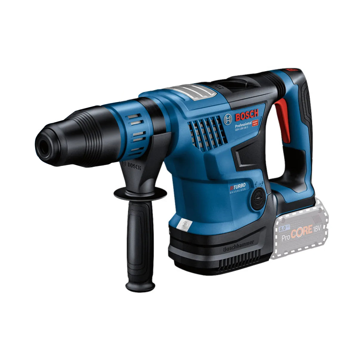 Bosch GBH 18V-36 C SDS Max Powerful & Professional Rotary Hammer Body Only for Tough Jobs 0611915001