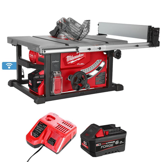 Milwaukee M18FTS210-0 18V FUEL Brushless Table Saw with 1 x 6.0Ah Battery & Charger