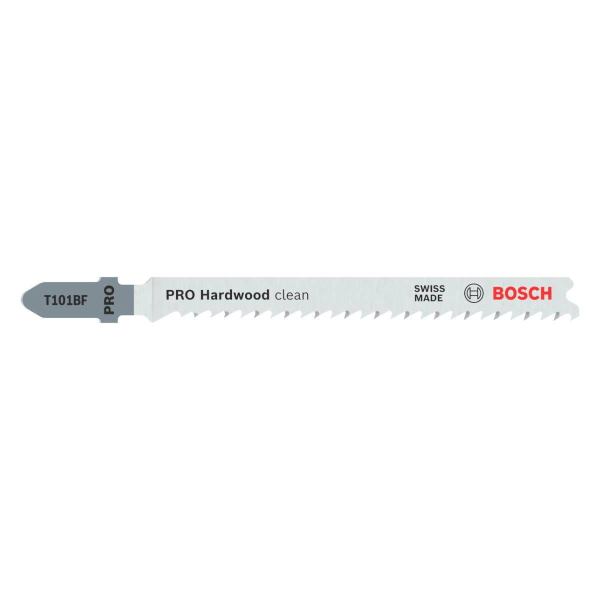 Bosch PRO Hardwood Clean T101BF 100mm Jigsaw Blade Pack of 25 - 2608634988