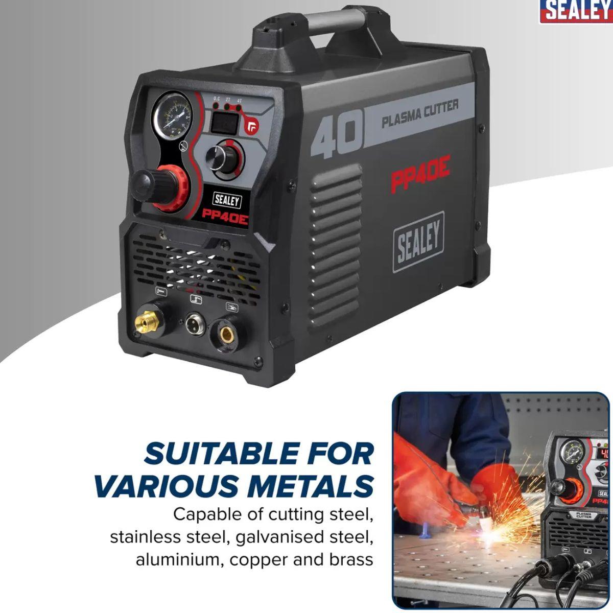 Sealey PP40E Plasma Cutter Inverter 40Amp 230V