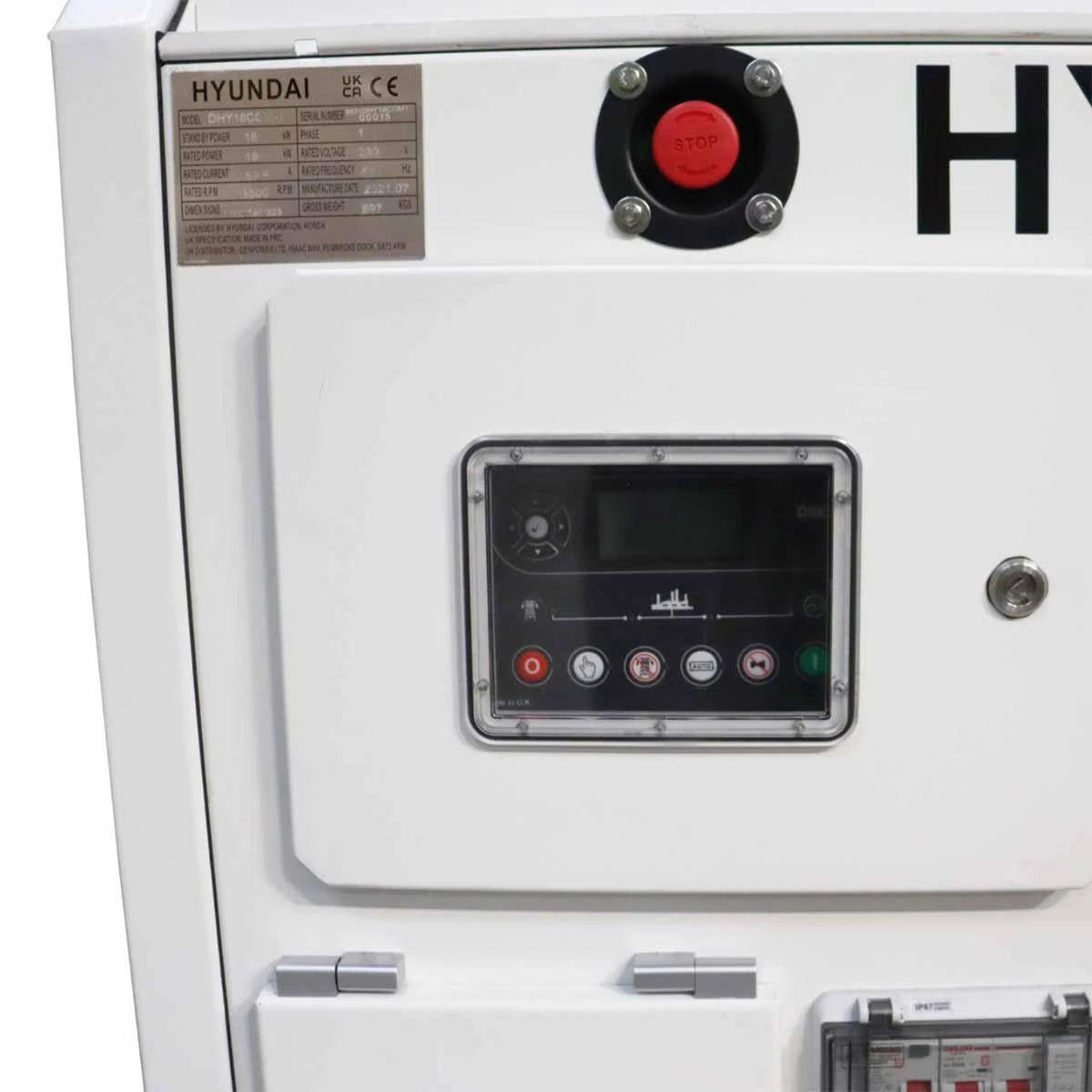 Hyundai DHY18COM-1 Diesel Generator 18kW/22kVA