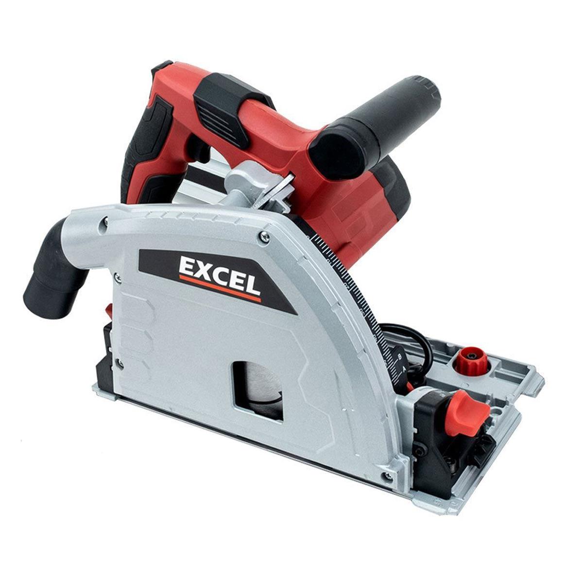 Excel 165mm Plunge Saw 1200W/240V Body Only Without Guide Rail Item Condition Used