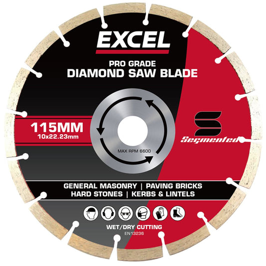 Excel 4.5" Diamond Blade Pro Grade Segmented