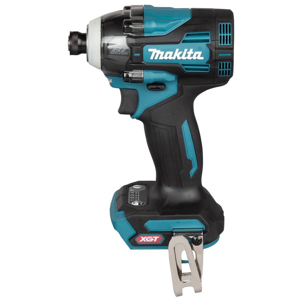 Makita TD004GZ01 40V Max XGT Brushless Impact Driver with 1 x 5.0Ah Battery Charger & Case