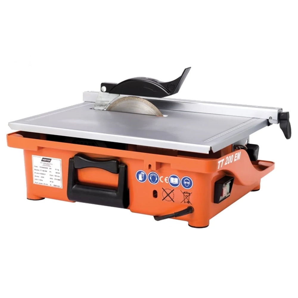 Flexovit TT200EM Water Powered Tile Saw 240V Efficient & Precise Cutting for Tile Projects 701846262963