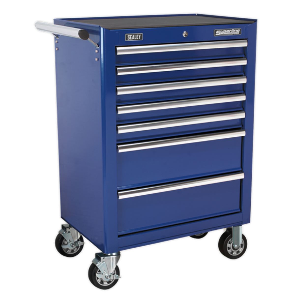 Sealey AP26479TC Rollcab 7 Drawer with Ball Bearing Runners Blue
