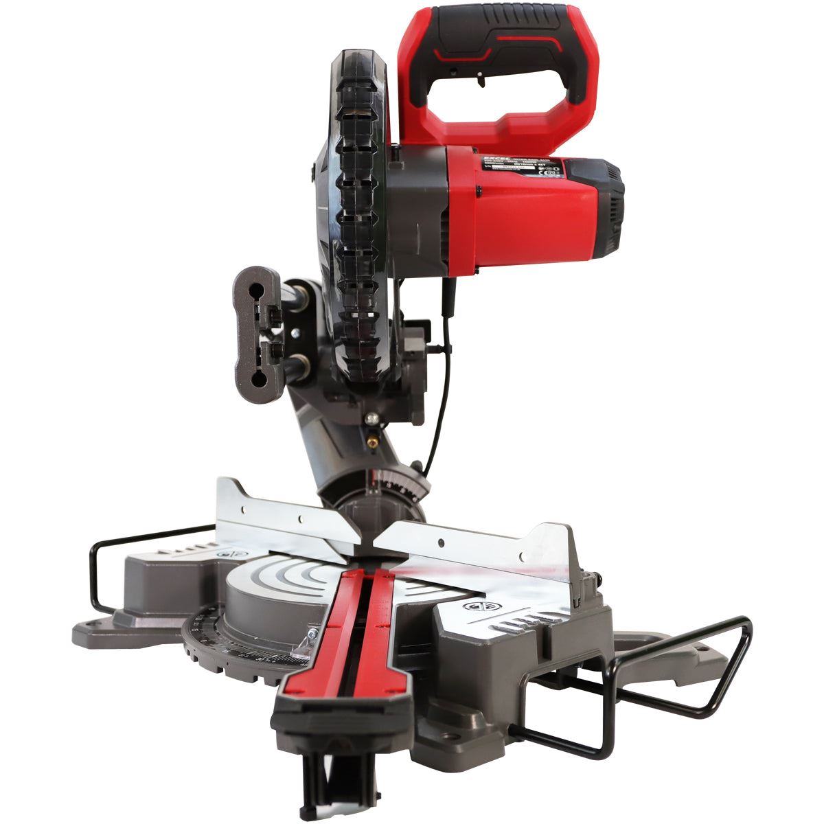 Excel 216mm Mitre Saw Large Base Laser 240V with Leg Stand Extra 1 x 24T Blade