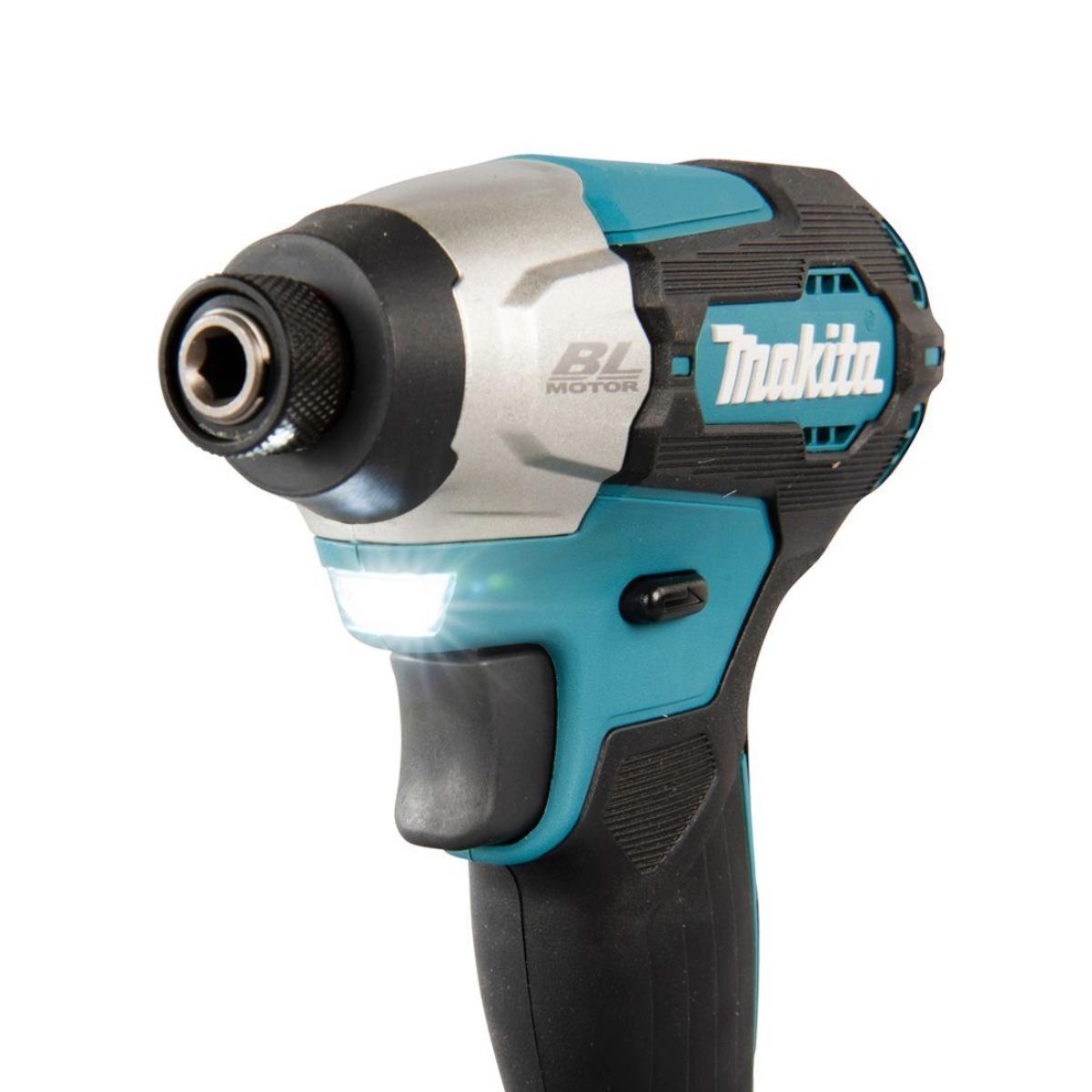 Makita DLX2539ST 18V Brushless Combi Drill + Impact Driver Twin Kit With 2 x 5.0Ah Battery Charger In Carry Case