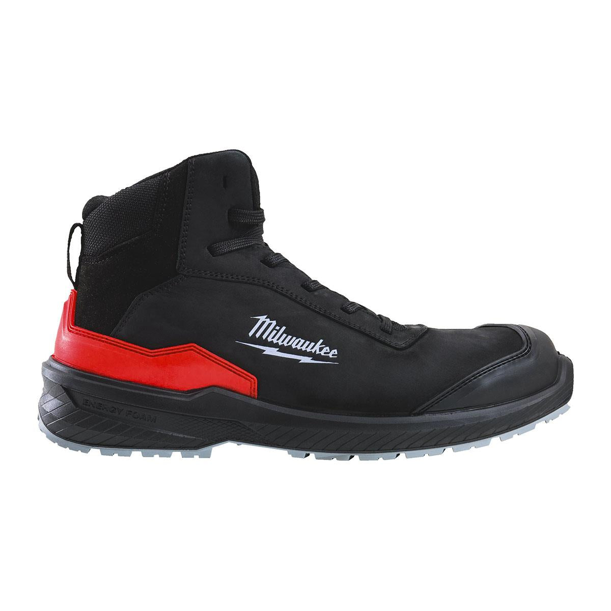 Milwaukee Flextred S3S Mid Cut Safety Boots Black Size 8 - 4932493733