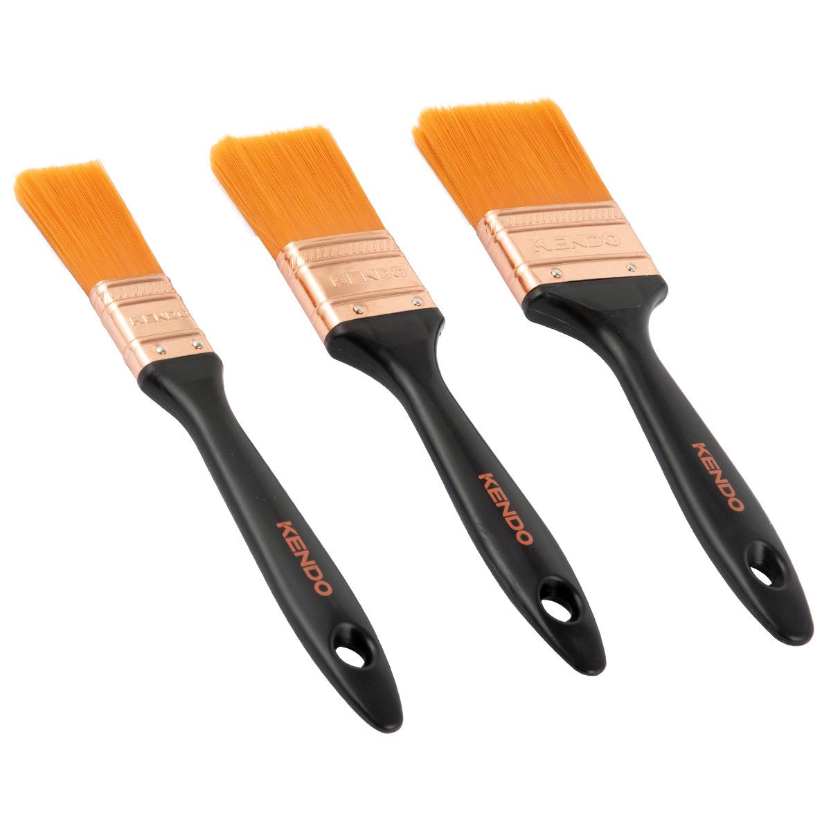 Kendo 3-Piece Paint Brush Set (1