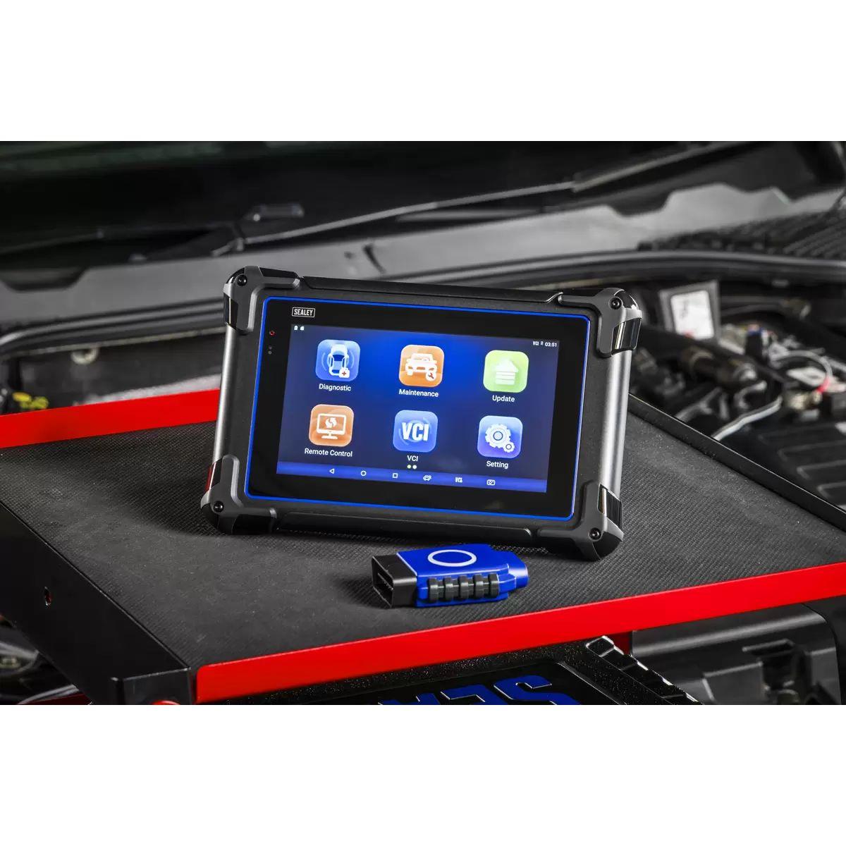 Sealey SDS1R Diagnostic Tablet & Trolley Red