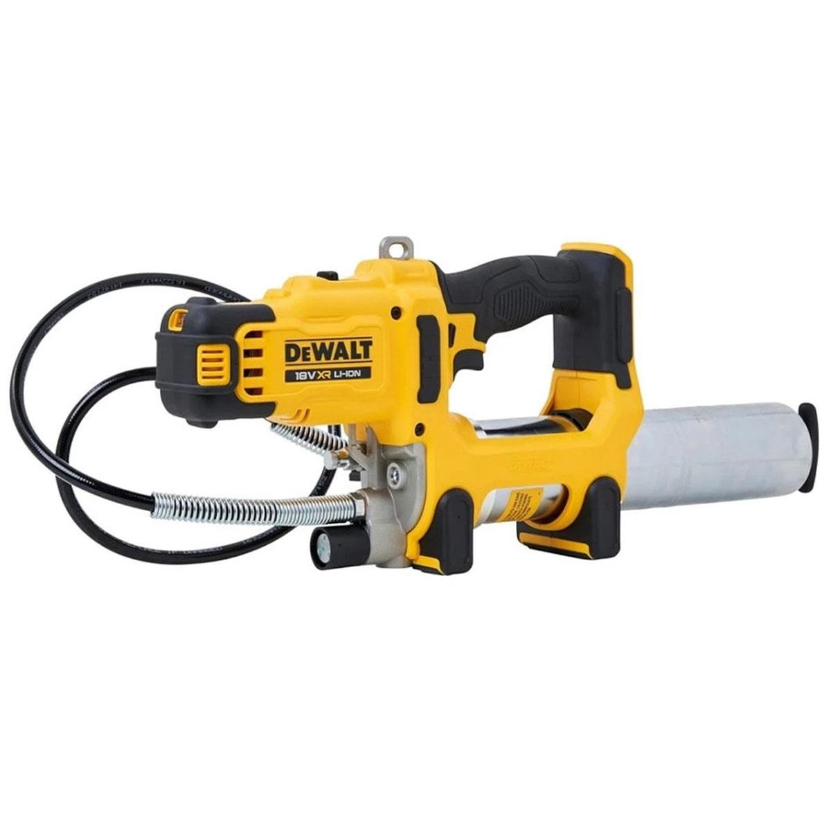 Dewalt DCGG581N-XJ 18V XR Grease Gun With 1 x 5.0Ah Battery & Charger