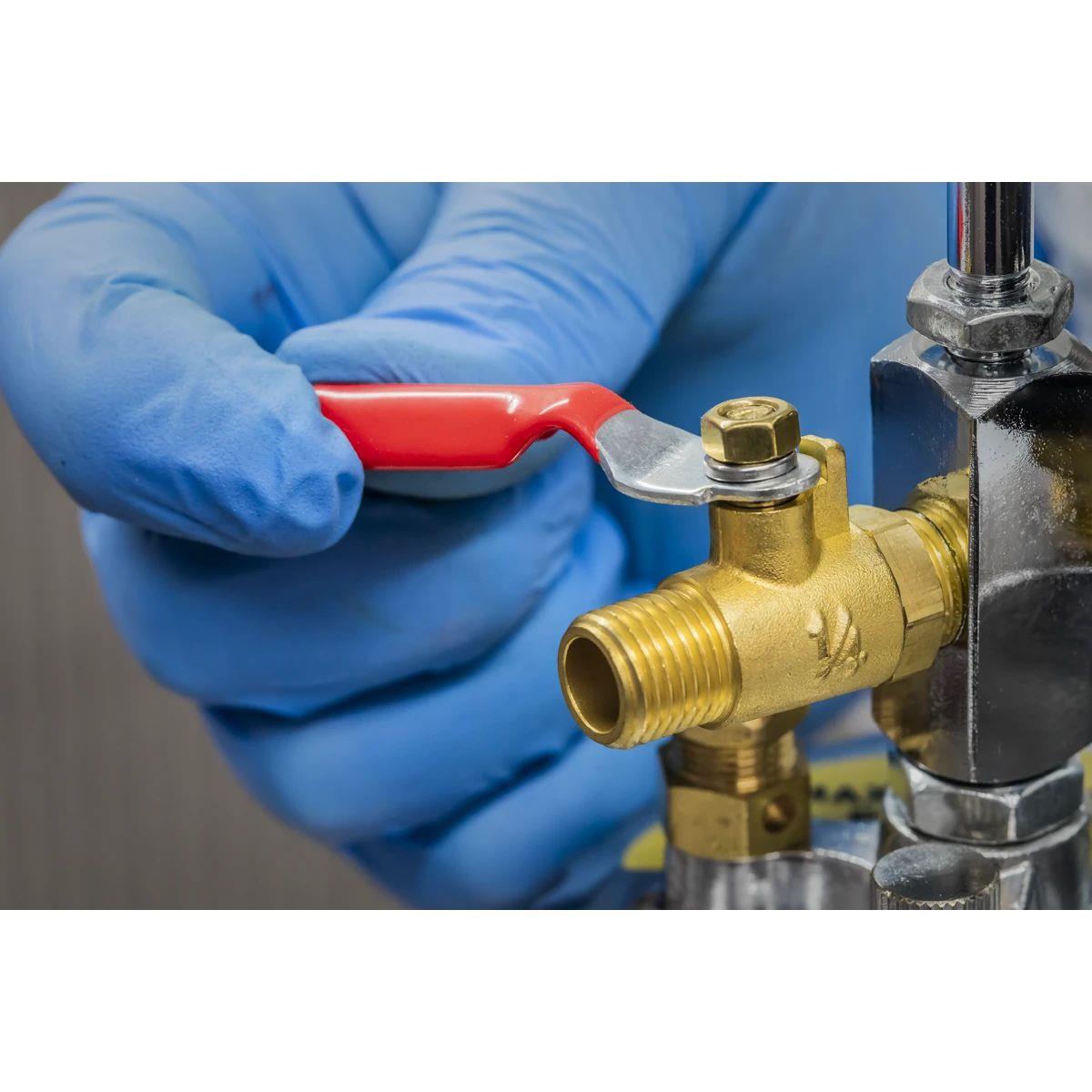 Sealey HVLP-79/P Pressure Pot System with Spray Gun Hoses 1.7mm
