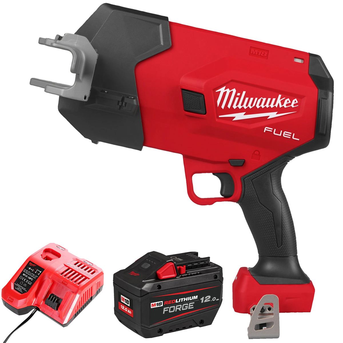 Milwaukee M18FPCS-0 18V M18 FUEL Brushless Steel Pipe Cutter with 1 x 12.0Ah Battery & Charger