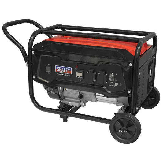 Sealey G3101 3100W Generator 4-Stroke Engine 230V
