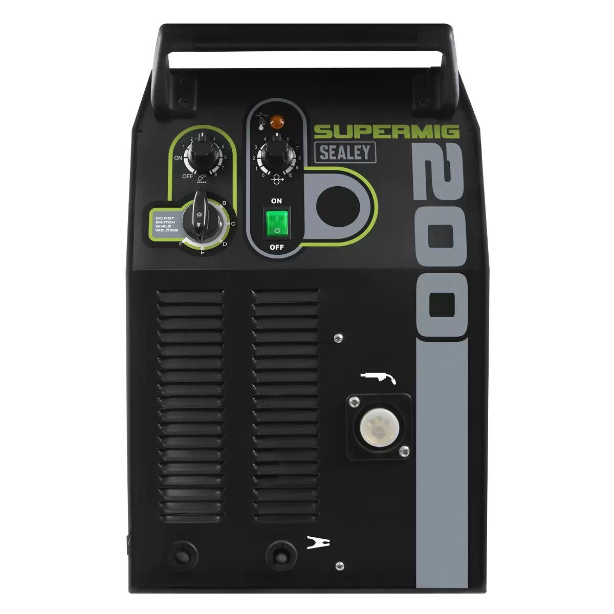 Sealey SUPERMIG200 200A Professional MIG Welder with Binzel Euro Torch 230V