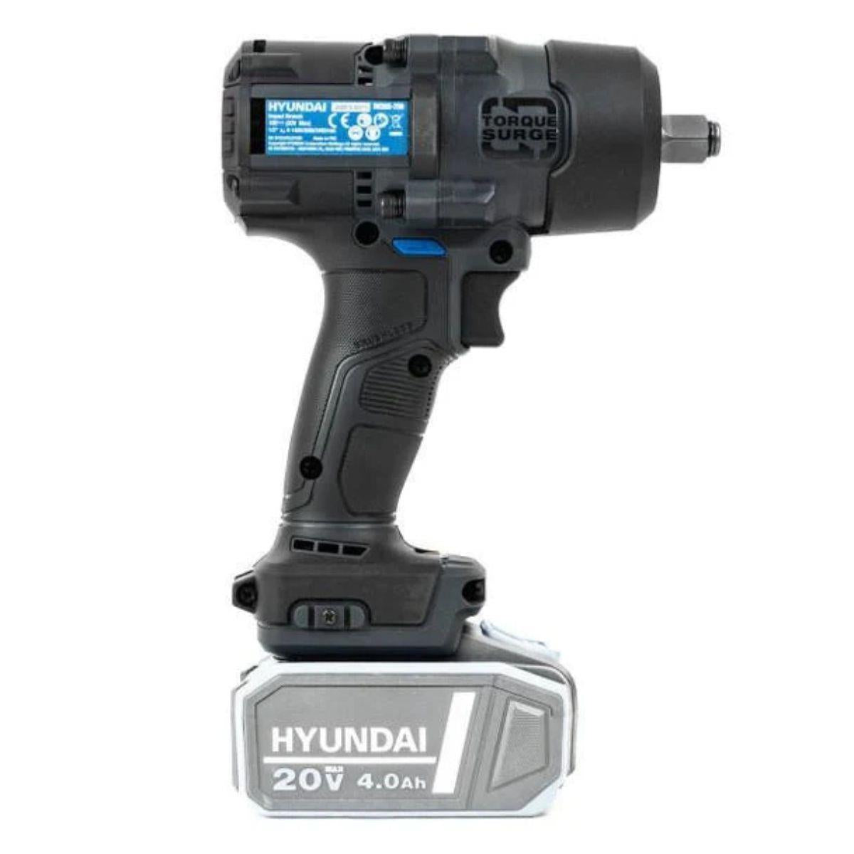 Hyundai IW20X-700 20V Cordless Impact Wrench, 700Nm High-Torque Body Only