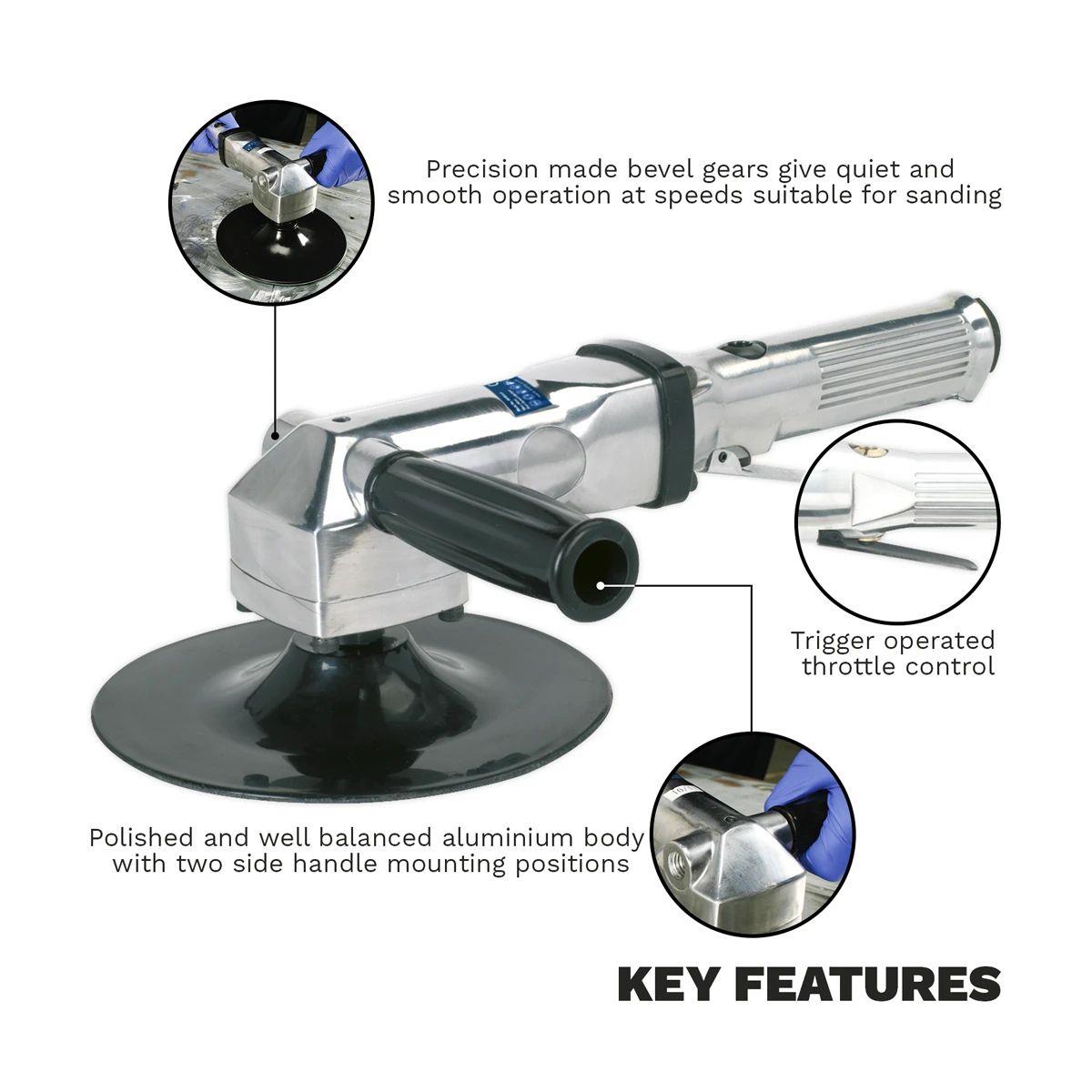Sealey SA18/S Ø180mm Air Sander 4500rpm