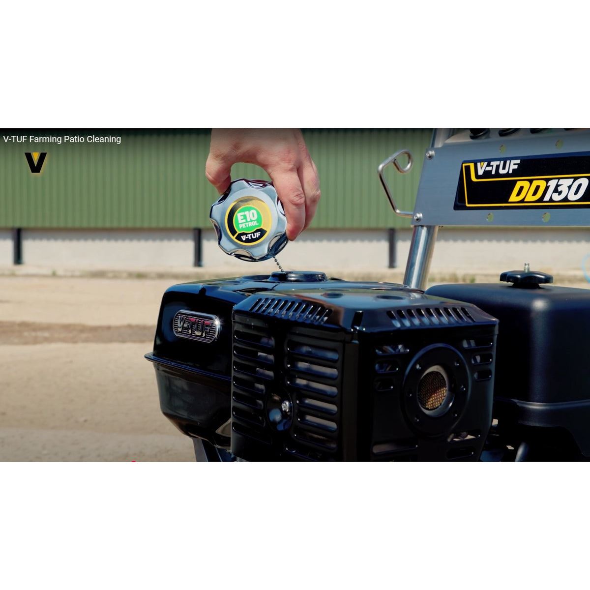 V-TUF DD130 15L/min Industrial 13HP Honda Driven Petrol Pressure Washer 4350psi & 300Bar