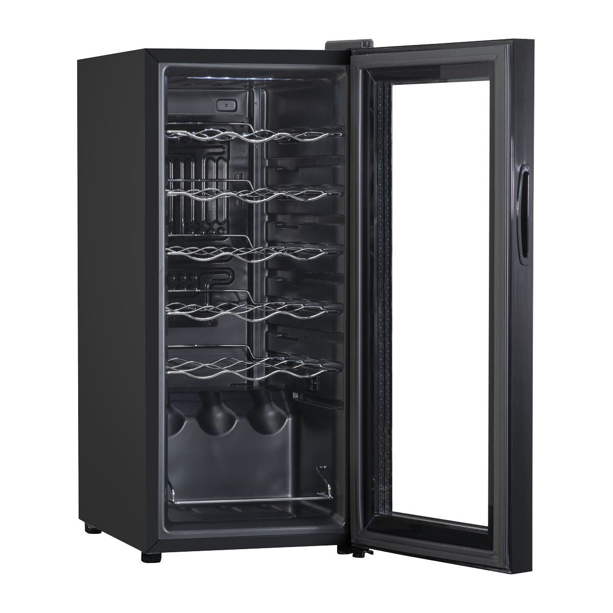 Sealey DH6 Baridi 18 Bottle Fridge & Cooler 50L Black 230V