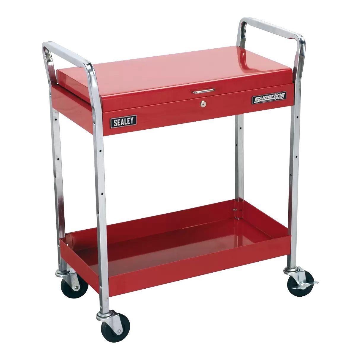 Sealey CX104 2-Level Heavy-Duty Trolley with Lockable Top