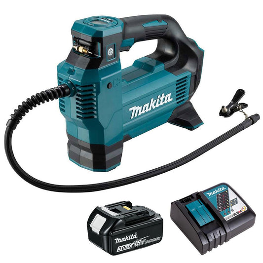 Makita DMP181Z 18V LXT Inflator Pump with 1 x 3.0Ah Battery & Charger