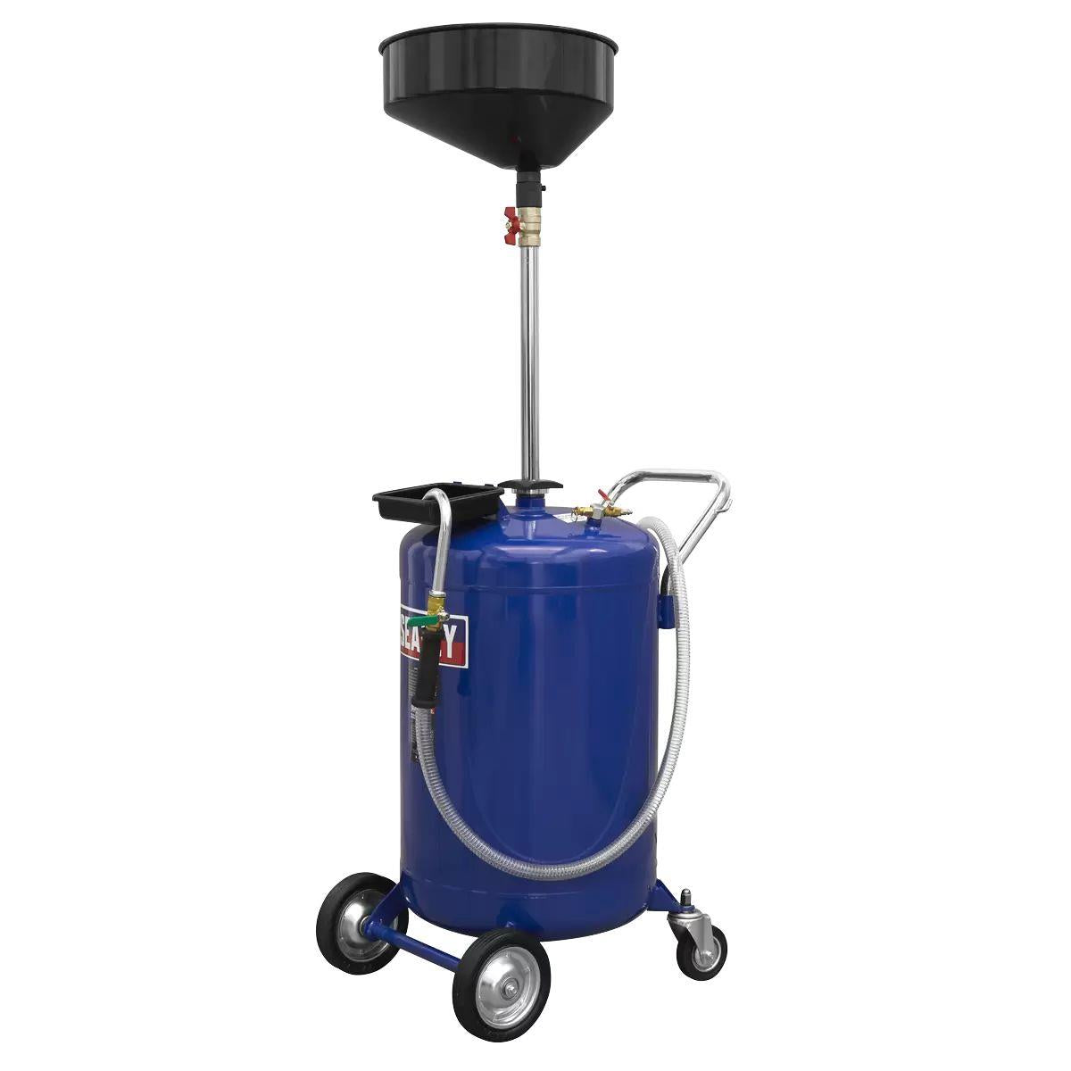 Sealey AK458DX 110L Air Discharge Mobile Oil Drainer