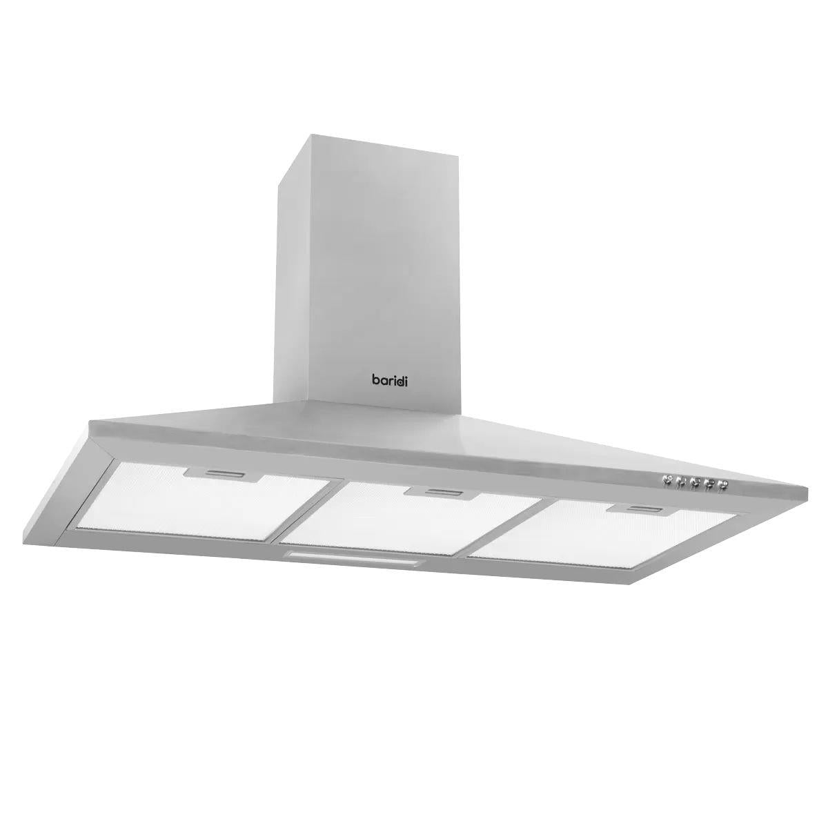 Sealey DH127 Baridi Cooker Hood with Carbon Filters 90cm Stainless Steel 240V