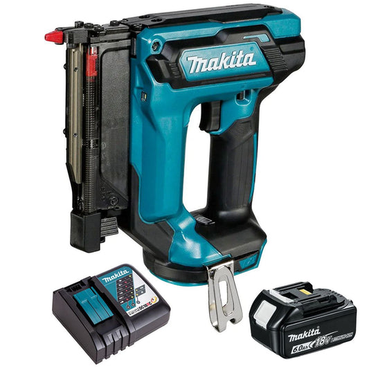Makita DPT353Z 18V First Fix 23Ga Pin Nailer with 1 x 6.0Ah Battery & Charger