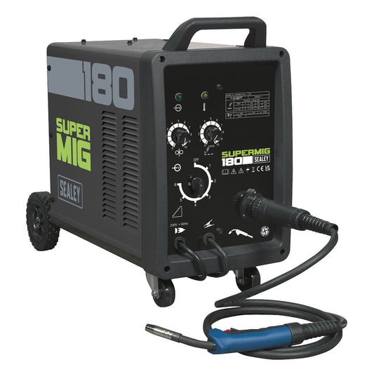 Sealey SUPERMIG180 180A Professional MIG Welder with Binzel Euro Torch 230V