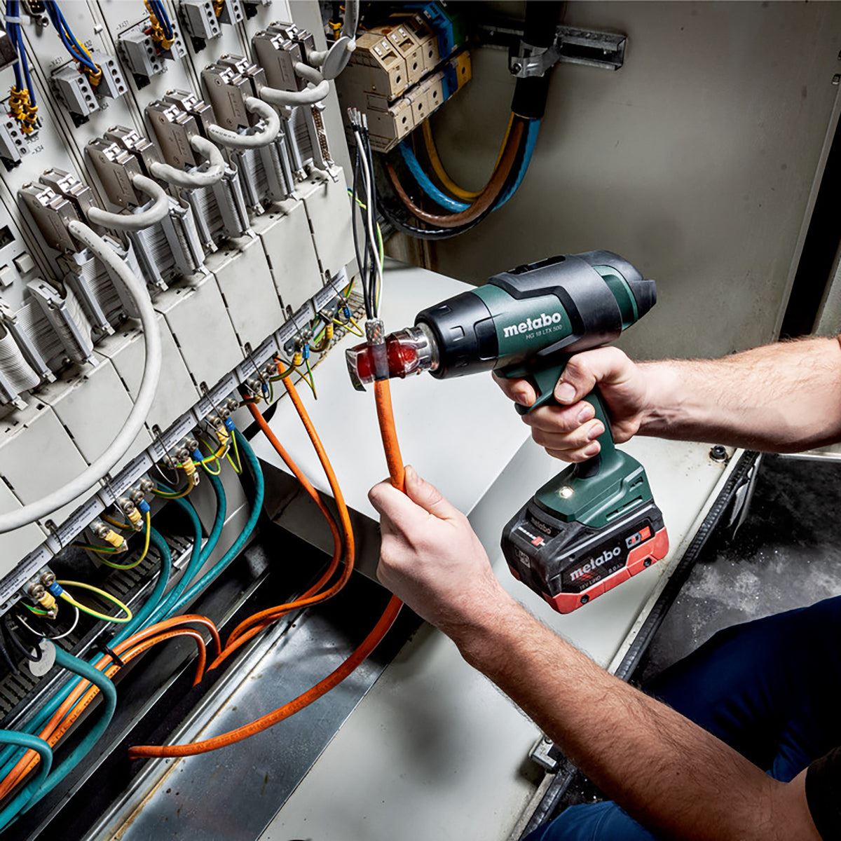 Metabo HG 18 LTX 500 18V Cordless Heat Gun with 1 x 5.2Ah Battery Charger & Metabox