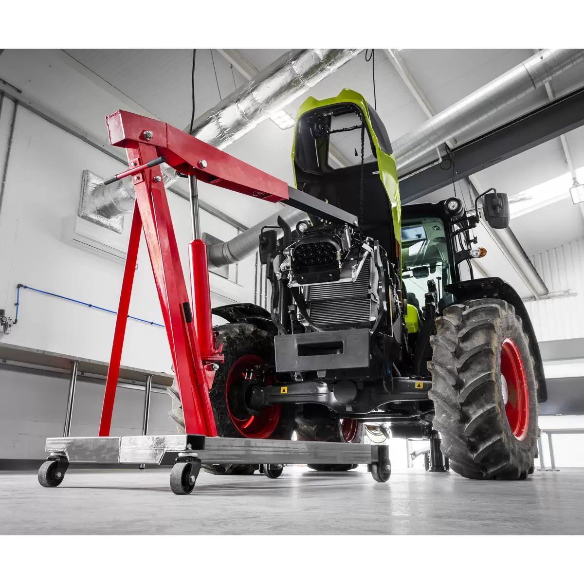 Sealey PH30 3tonne Fixed Frame Engine Crane with Extendable Legs