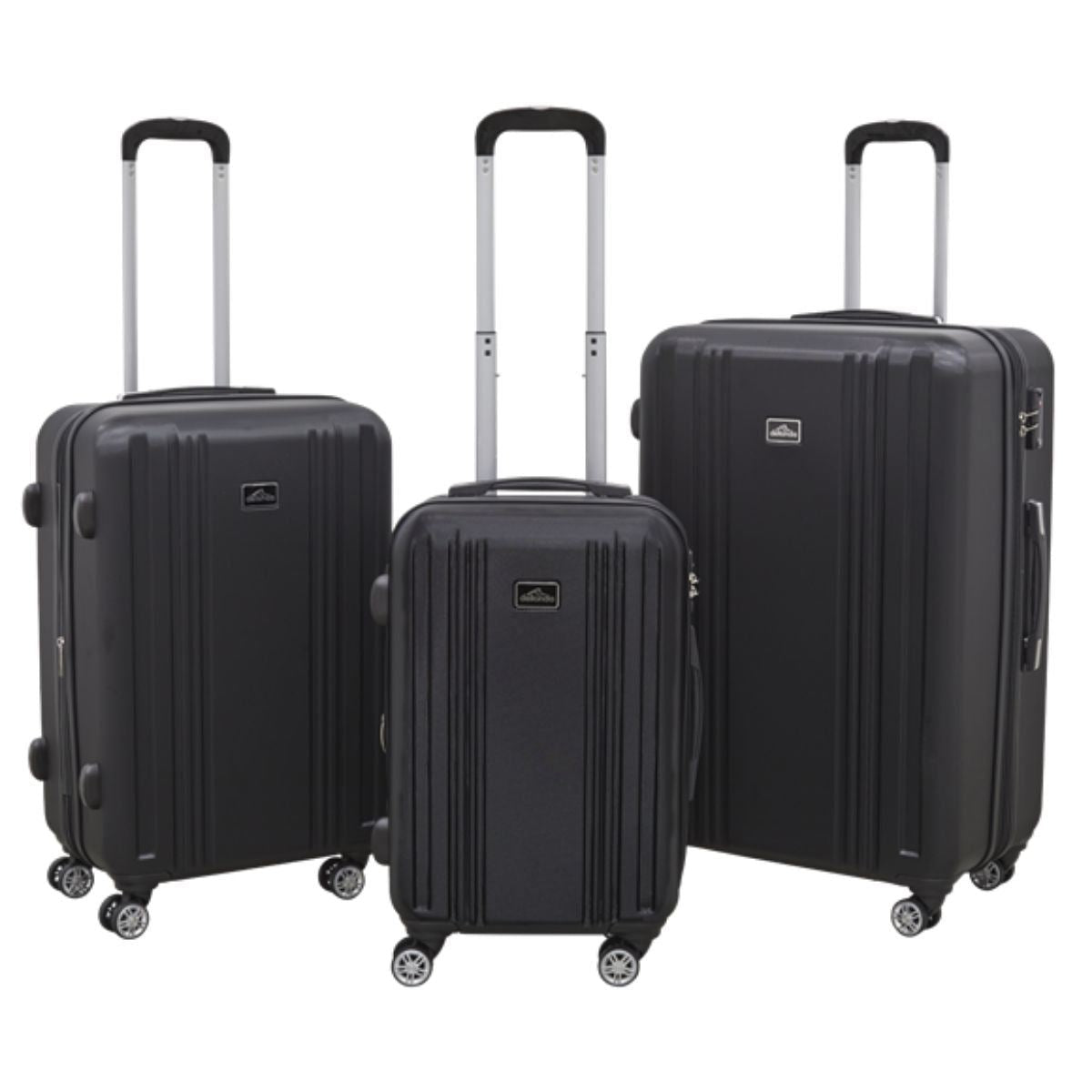 Sealey DL11 Dellonda 3-Piece Lightweight ABS Luggage Set with TSA Lock