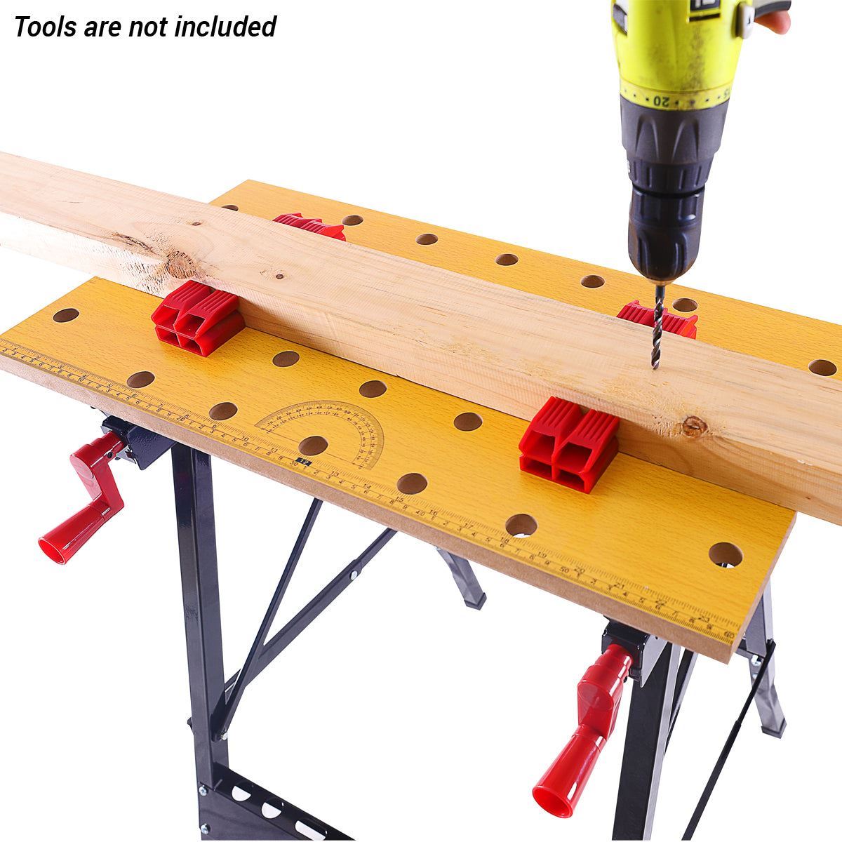 Excel Flip Top Workbench & Foldable Vise with Stand Item Condition Damaged Box