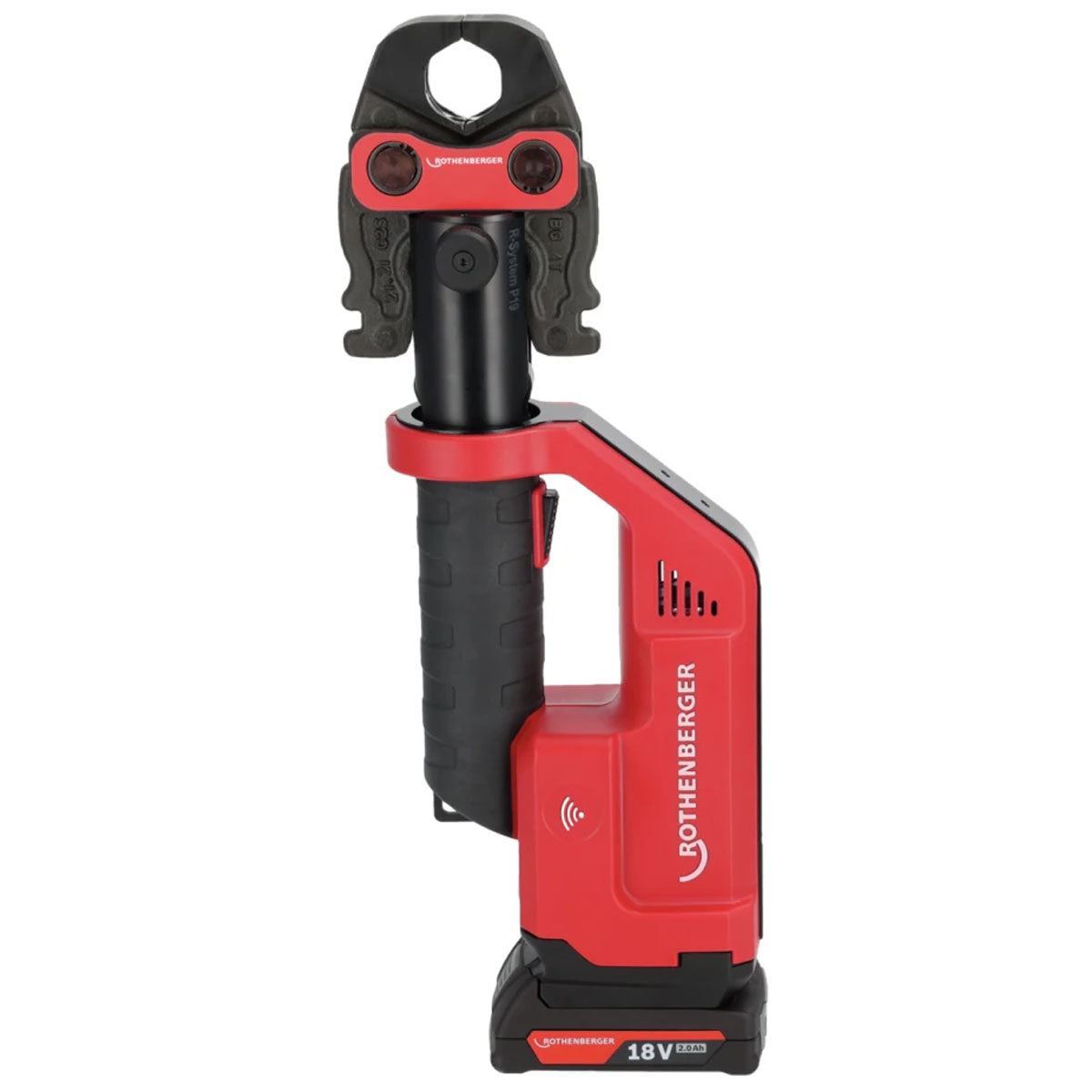 Rothenberger Romax Compact III AMP Press Machine Set SV15-22-28mm 18V with 1 x 2.0Ah Battery, Charger & Carry Case  1000004278