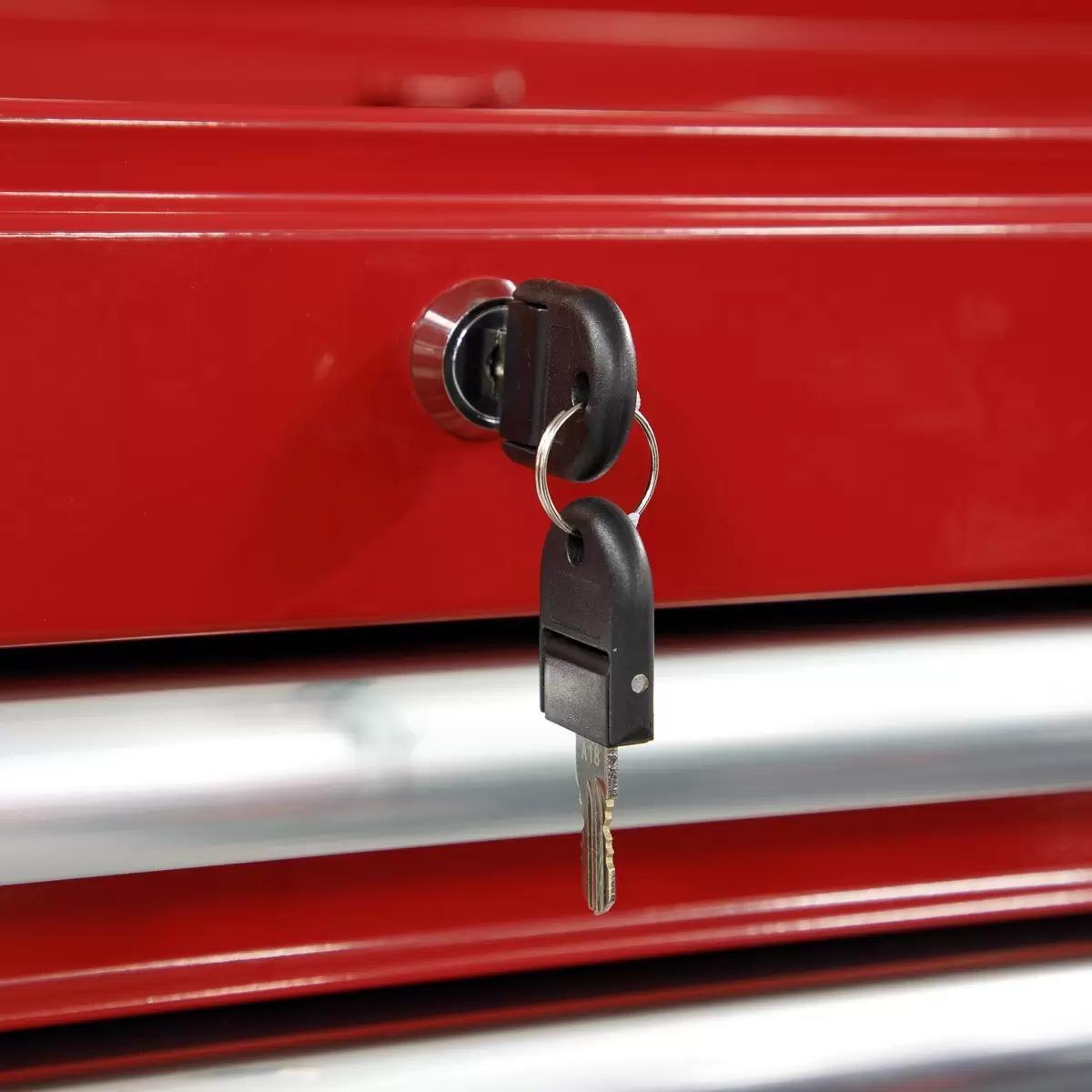 Sealey AP5213T 13 Drawer Rollcab with Ball-Bearing Slides Red