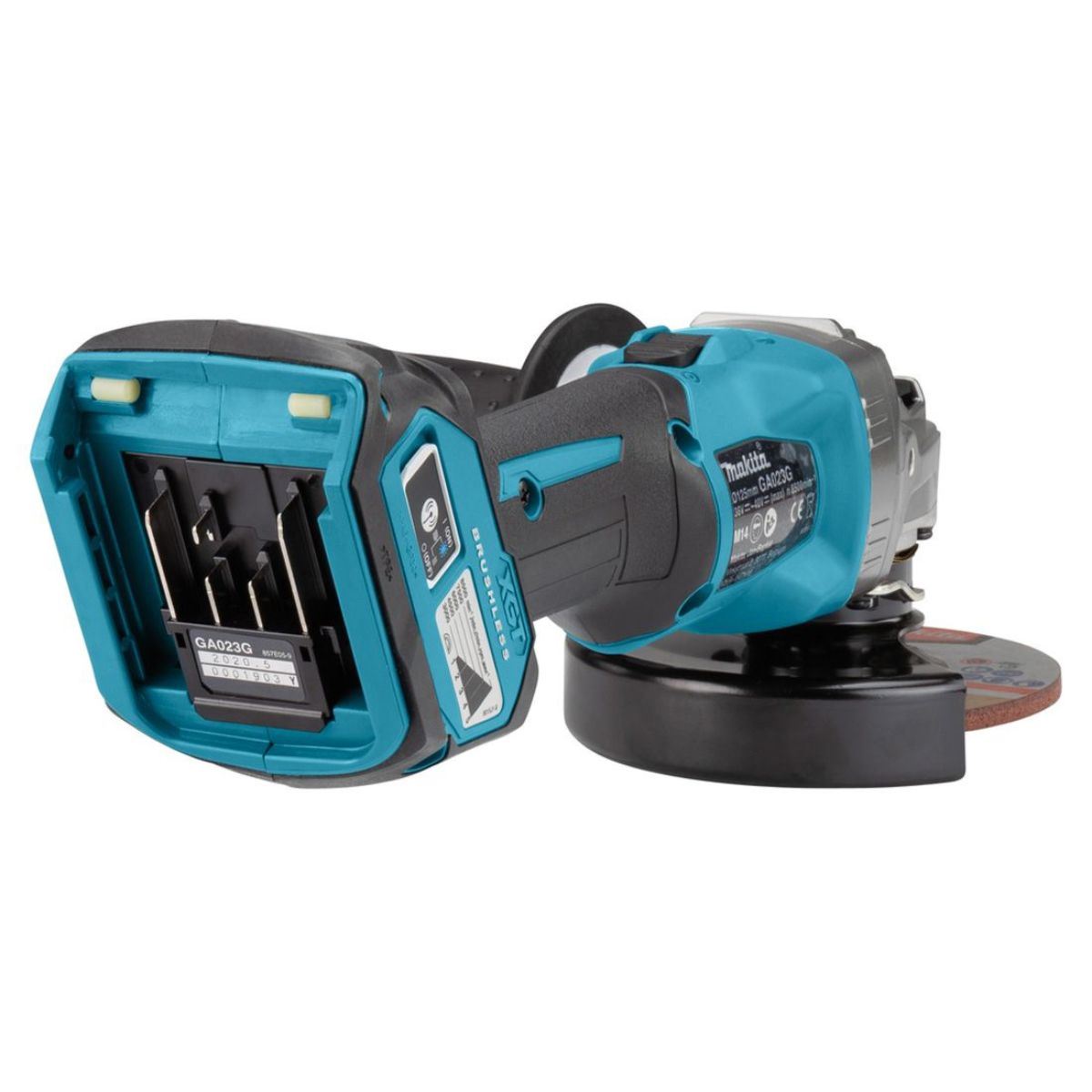 Makita GA023GZ01 40V Max XGT 125mm Brushless Angle Grinder With Type 4 Case