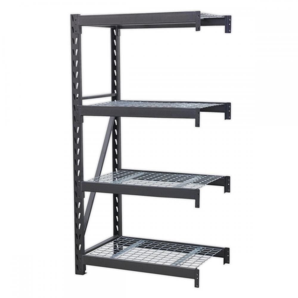 Sealey AP6372E Racking Extension Pack with 4 Mesh Shelves 640kg Capacity