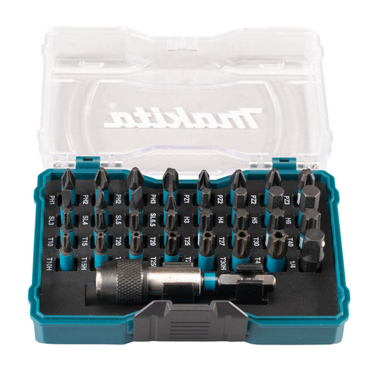 Makita E-12441 Impact Black Screw Bit Set of 33 Pieces In Plastic Case