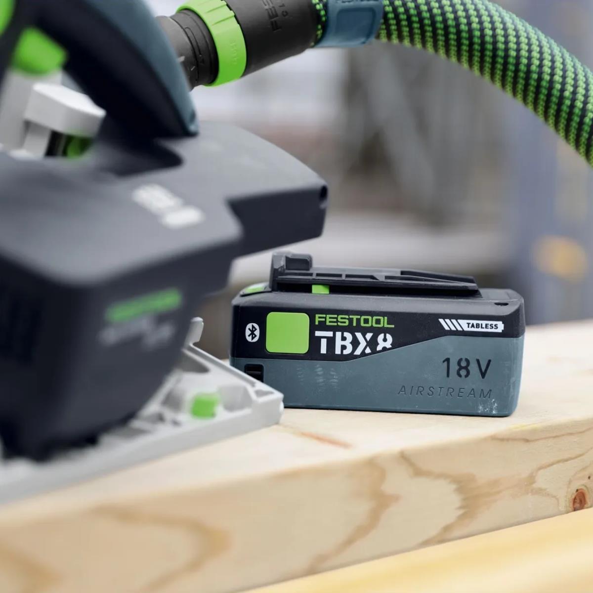 Festool SYS 18V 2xTBX8/SCA16 Energy Set 2 x 8.0Ah Tabless Batteries & Charger In Systainer Case 578815
